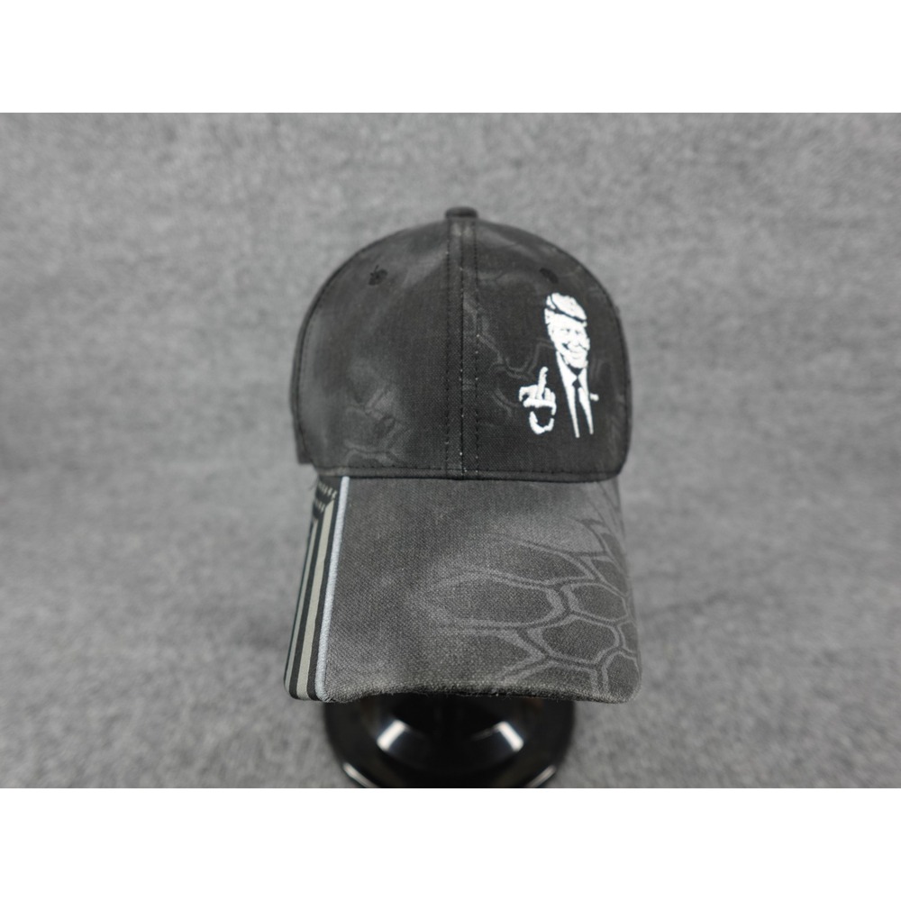 Kryptek Outdoor Cap CWF-305 Hat Mens OSFM Black Trump Middle Finger Camo Cap